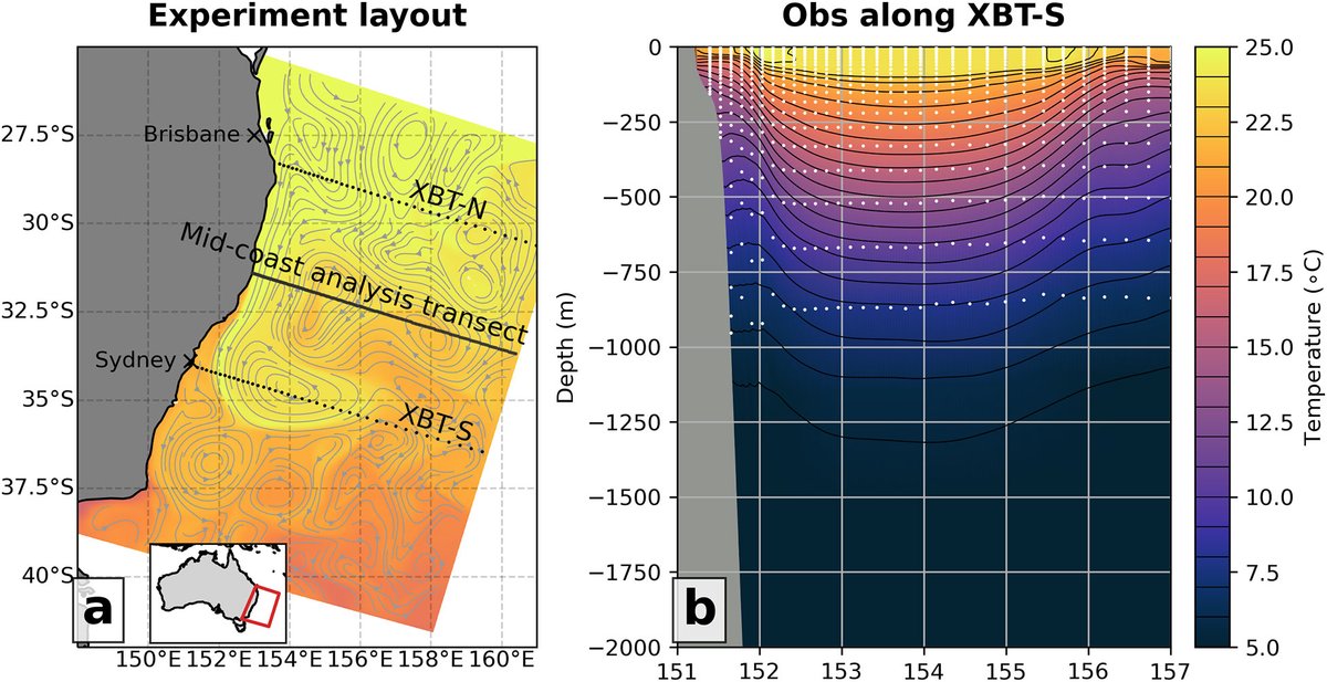 DavidGwyther4's tweet card. Western Boundary Currents and the eddies they shed are high priorities for numerical estimation and forecasting due to their economic, ecological and dynamic...