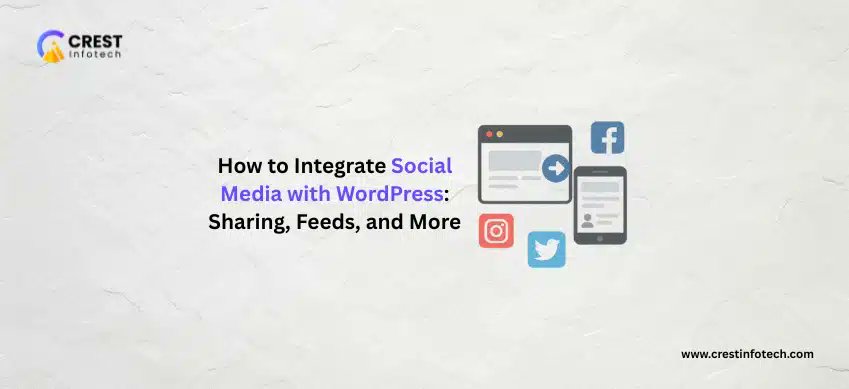 crestwebtech's tweet card. Integrating social media with your WordPress site is one of the best ways to boost engagement, increase visibility, and build a loyal audience. By connecting your website with social platforms, you...