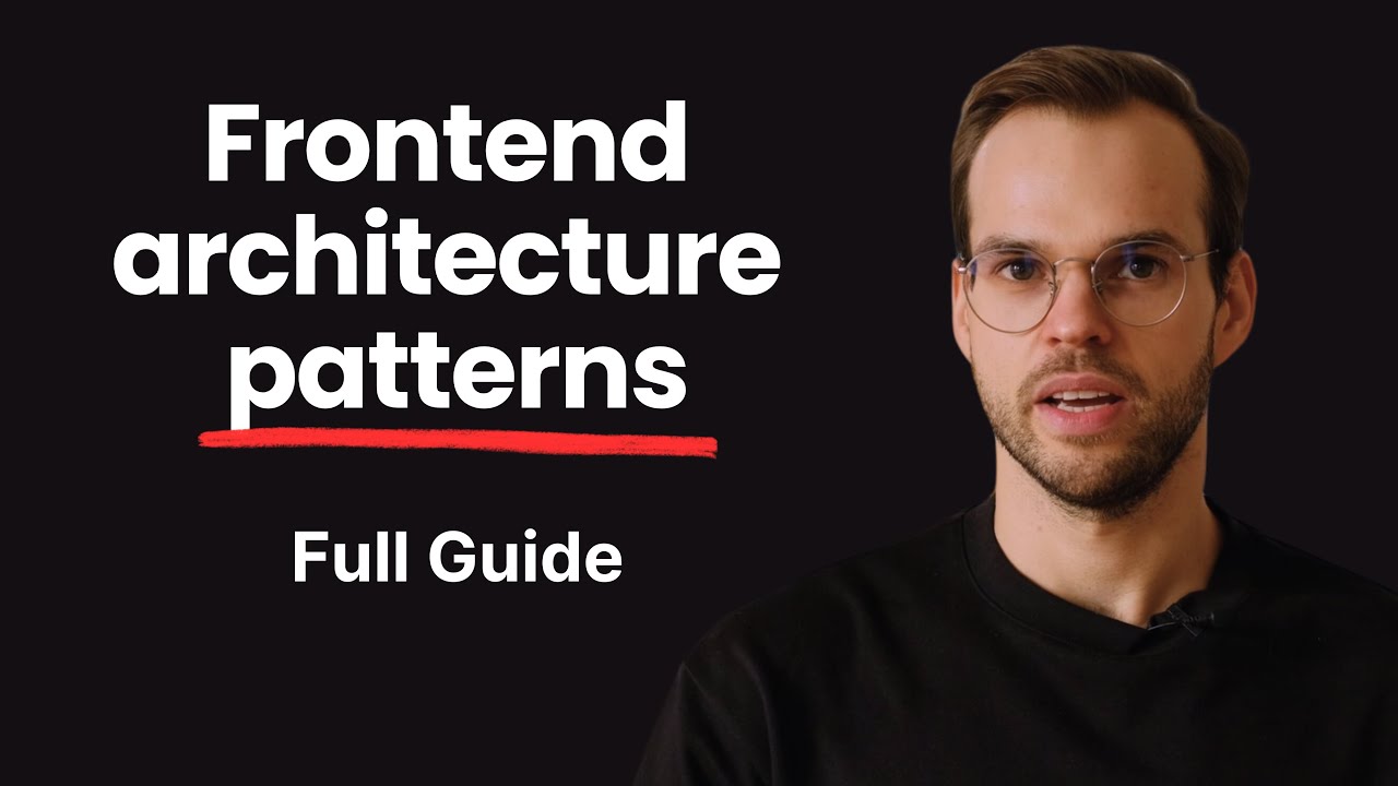 kianiAnbohi's tweet card. Frontend Architecture Patterns You Need to Know in 2025