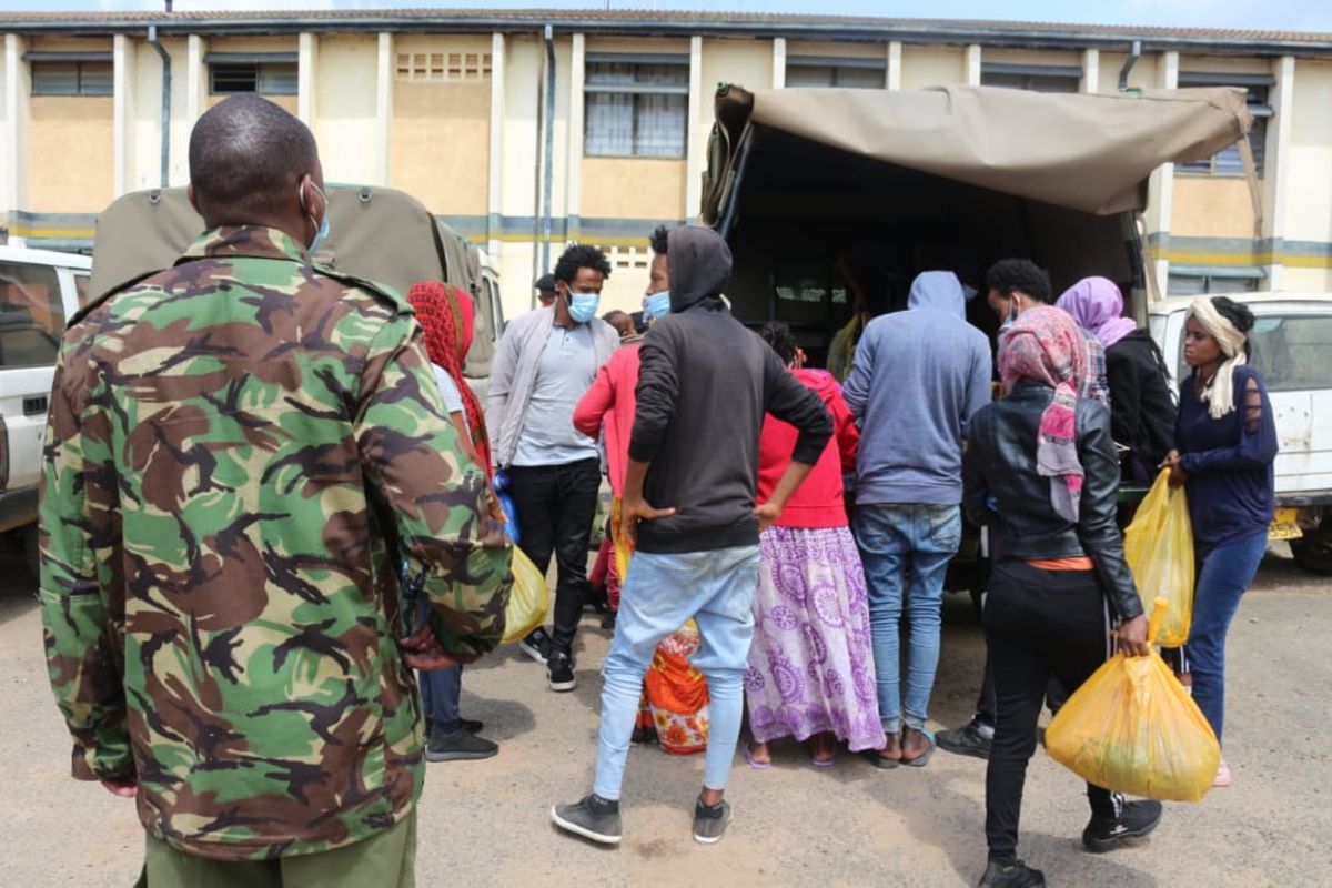 Chqmpiok's tweet card. Cases of foreign nationals arrested for illegal stay in Kenya keep growing.