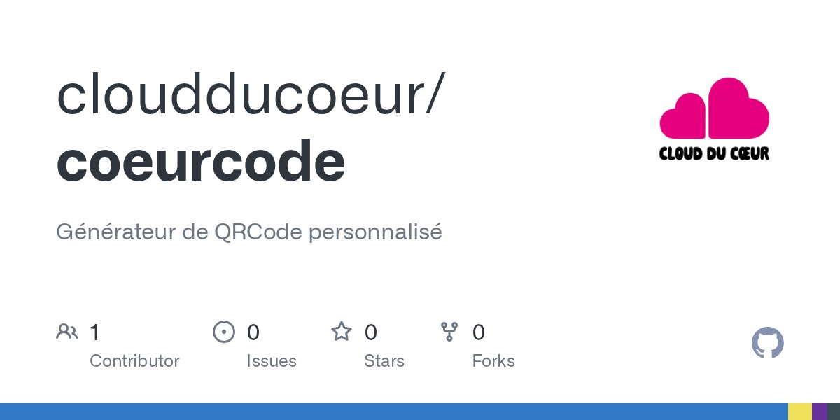 ju_hnny5's tweet card. Générateur de QRCode personnalisé. Contribute to cloudducoeur/coeurcode development by creating an account on GitHub.