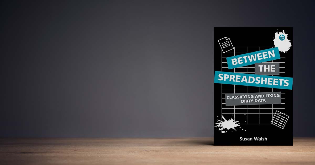 facetpublishing's tweet card. In this interview, author Susan Walsh discusses the new edition of Between the Spreadsheets, with insights on fixing dirty data, AI’s impact, & her COAT framework.