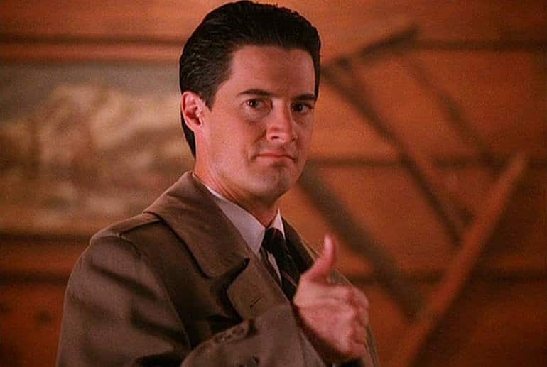 Indust_Scripts's tweet card. FBI Special Agent Dale Cooper, wholesome and optimistic, is the perfect guide to the dark world of TWIN PEAKS, as shown in his great introductory scene.