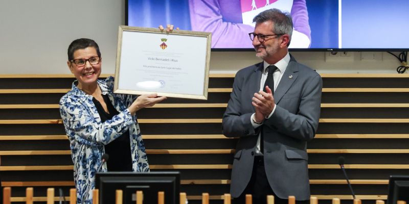 totsantcugat's tweet card. El Ple municipal ha aprovat el nomenament per unanimitat en reconeixement de la seva llarga trajectòria de defensa i suport a les víctimes infantils d’abusos sexuals