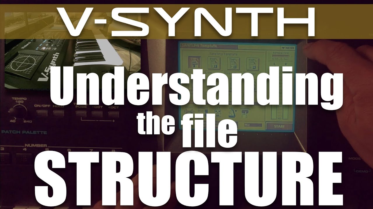 TheMIDIManiac's tweet card. Roland V-Synth: Understanding the File Structure