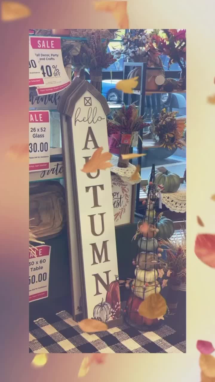 ShellRaeCaples's tweet card. Shell 🇺🇸 Rae @Shellrae has created a short video on Clapper | Autumn and clearance are at the #hobbylobby #shopping #bargains #deals