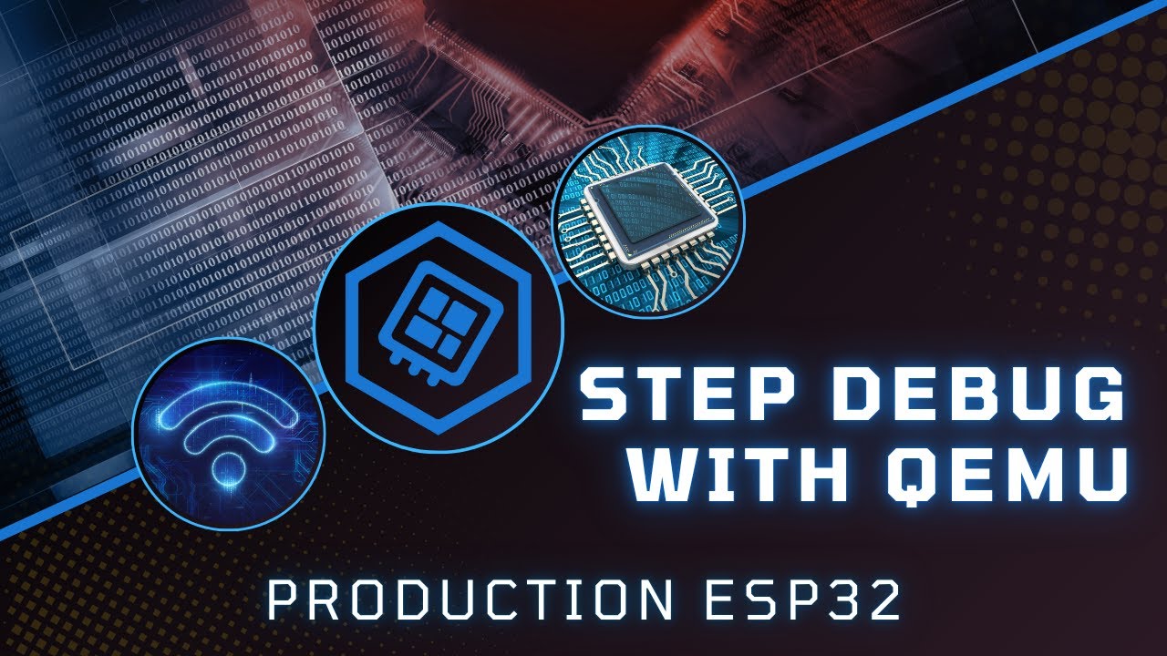 KevinSidwar's tweet card. Production ESP32 - Step Debugging with QEMU in VSCode