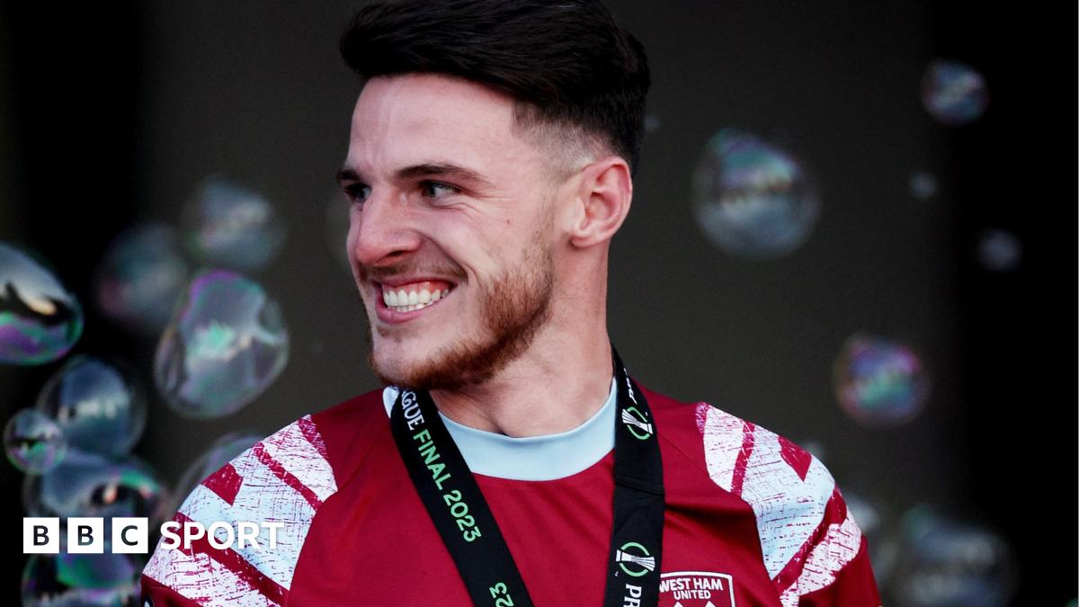 thebigfelaAde's tweet card. Arsenal submit a third bid worth £105m for West Ham and England midfielder Declan Rice, which Manchester City will not match.