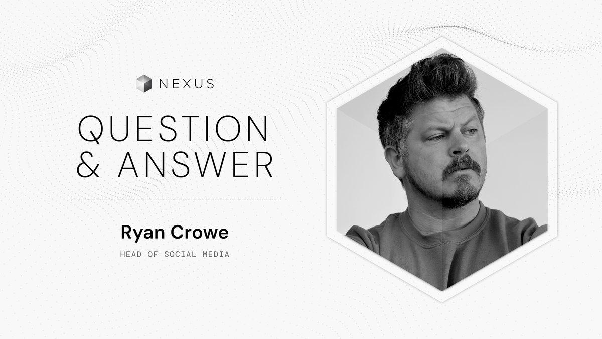 NexusLabs's tweet card. In this spotlight, we talk with Ryan Crowe, Head of Social, about connection, community, and why psychology beats hype.