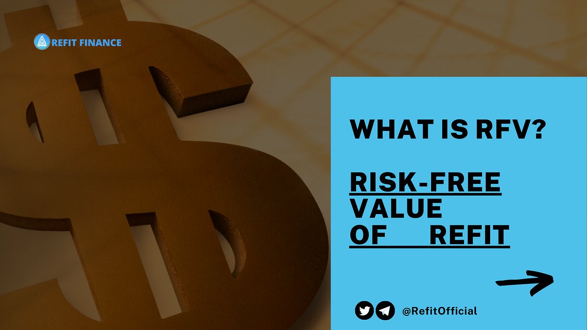 RefitOfficial's tweet card. Risk-Free Value of REFIT