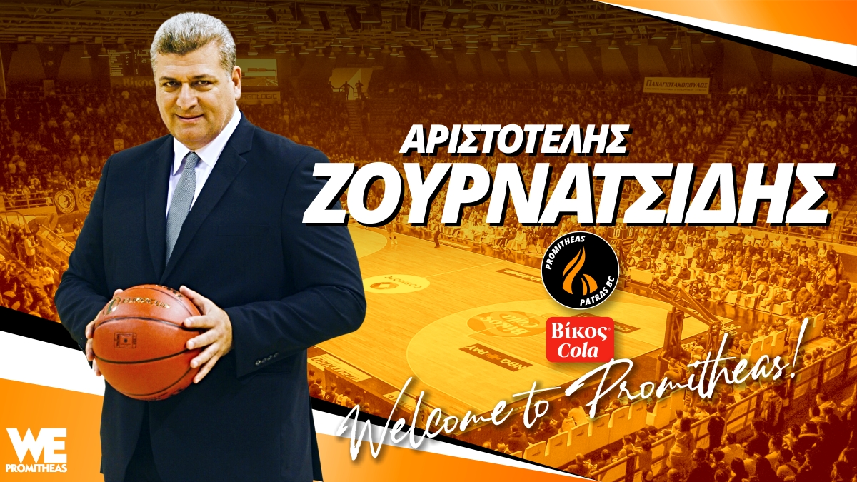 promitheasbc's tweet card. Η ΚΑΕ Προμηθέας Βίκος Cola βρίσκεται στην ευχάριστη να ανακοινώσει την έναρξη της συνεργασία της με τον Τέλη Ζουρνατσίδη, ο οποίος αναλαμβάνει χρέη General Manager στην ομάδα μας. Ο Τέλης Ζουρνατσί...