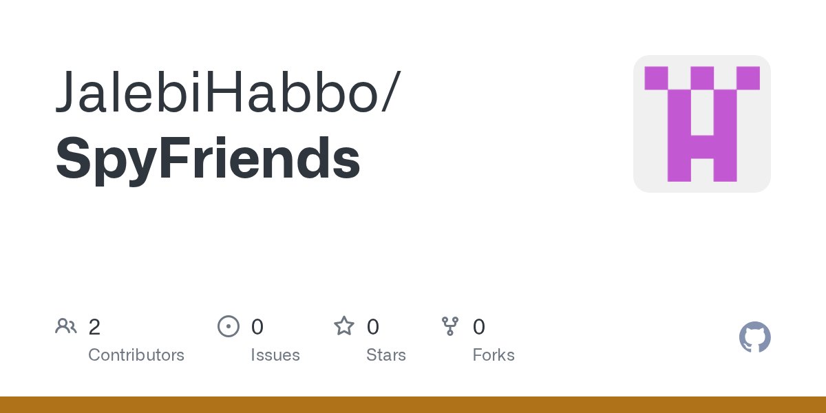 Scripting_Habbo's tweet card. Contribute to JalebiHabbo/SpyFriends development by creating an account on GitHub.