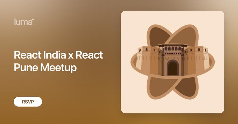 ReactPune's tweet card. This meetup is brought to you in collaboration with React India and React Pune Our Venue Partner: Equal Experts India Pvt Ltd Agenda 10:00 – 10:45 AM:…