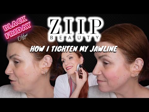 diarybeautygeek's tweet card. How I Tightened My Jawline at 49 | ZIIP Halo Review + Black Friday...