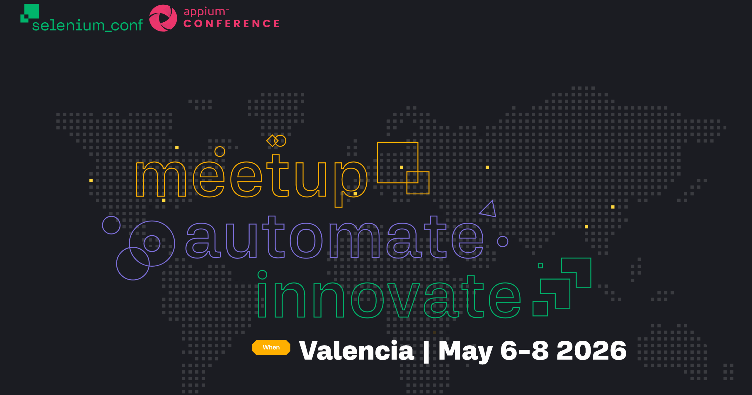 seleniumconf's tweet card. Submit a Talk