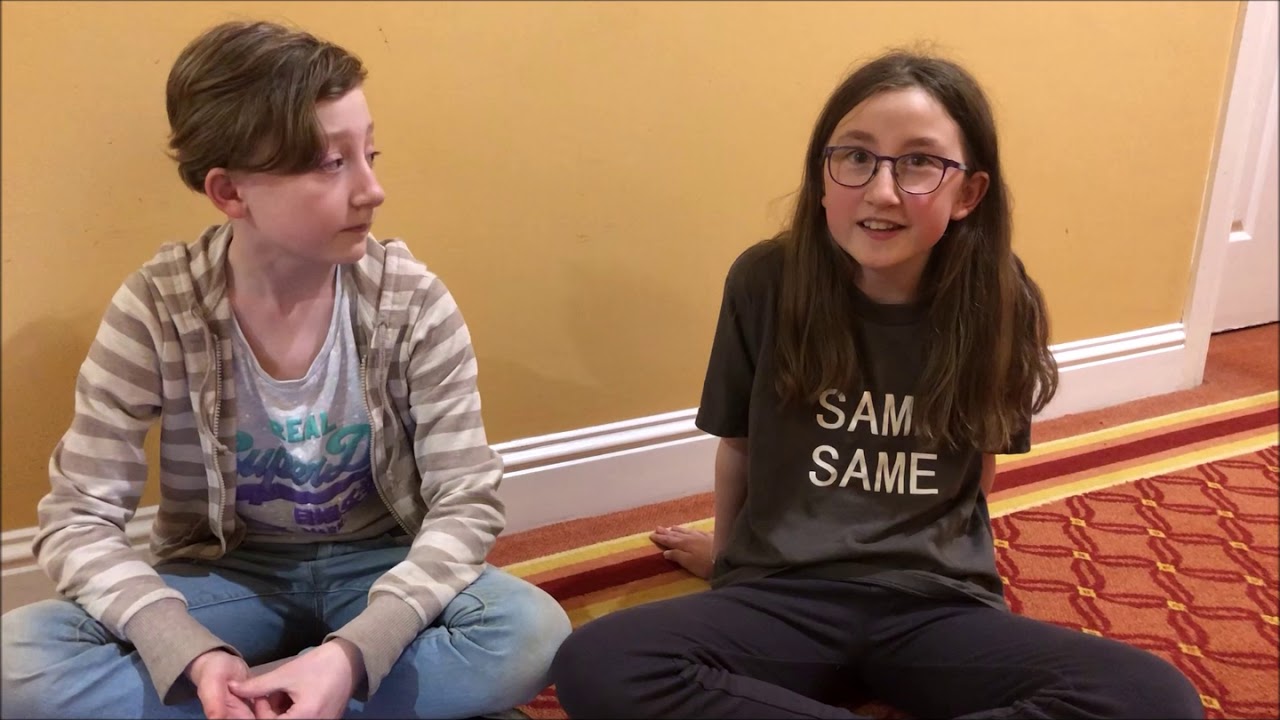 CoderDojoClon's tweet card. Isobel and Natalie - "Killer Island"