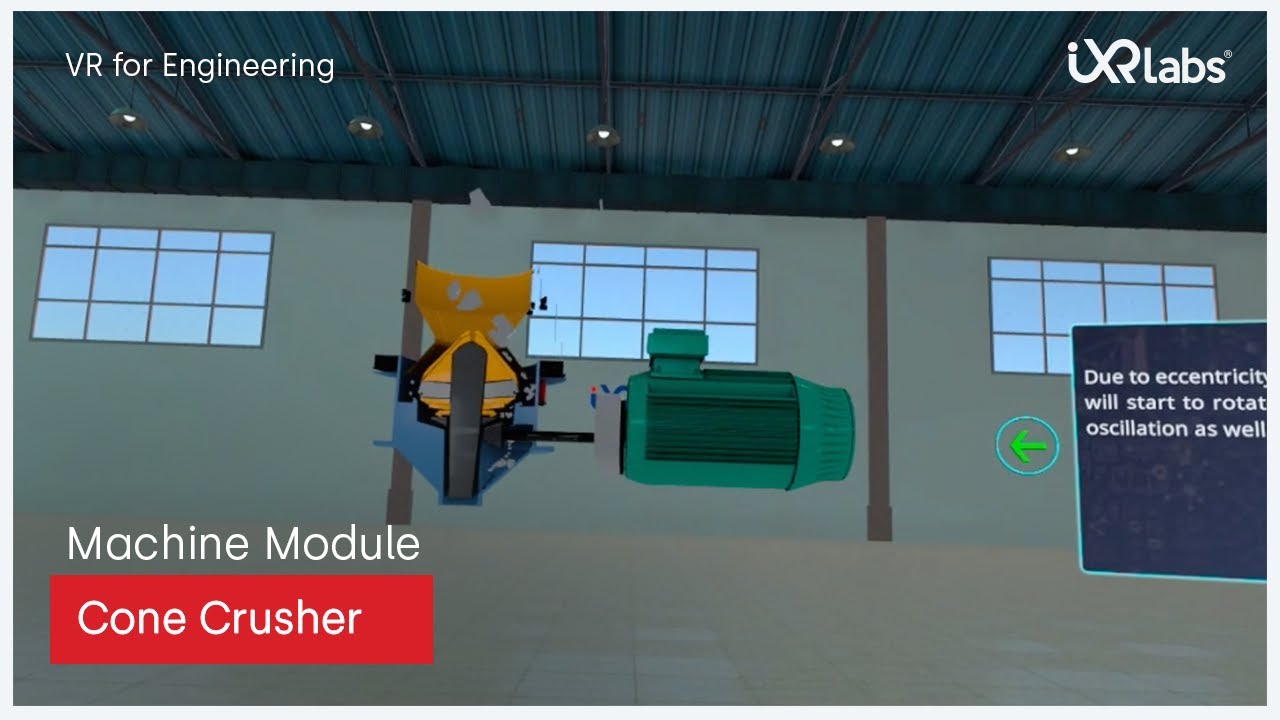 elean_charlotte's tweet card. Cone Crusher | VR for Engineering Education | iXR Labs