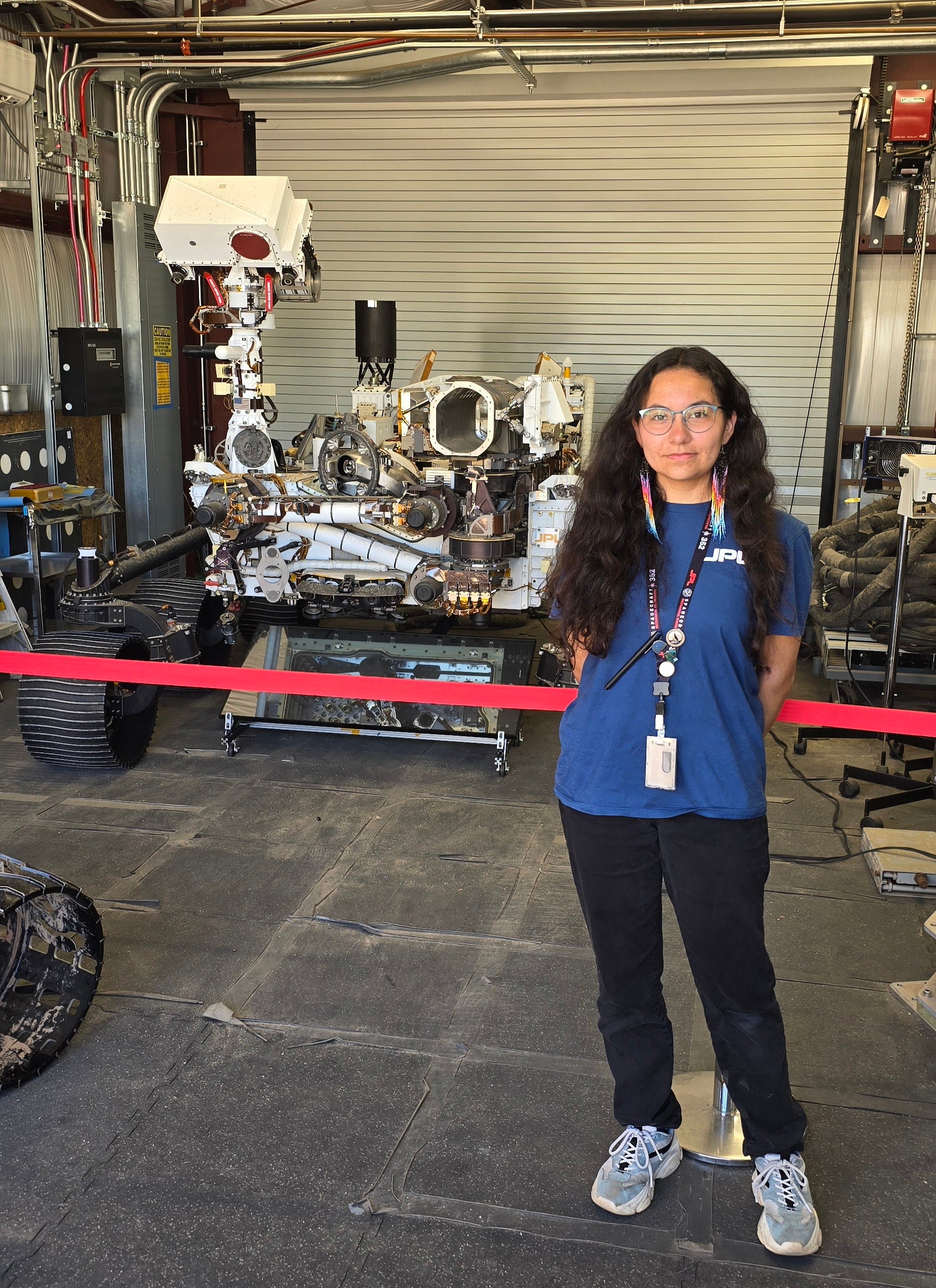 CUEngineering's tweet card. Shellene Redhorse, an aerospace engineering student and president of CU Boulder’s chapter of Advancing Indigenous People in STEM (AISES), took her passion for