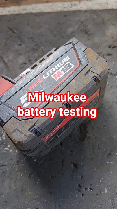 SwanSevTARGETS's tweet card. Milwaukee M18 Battery Testing #powertoolrepair #milwaukeetools...