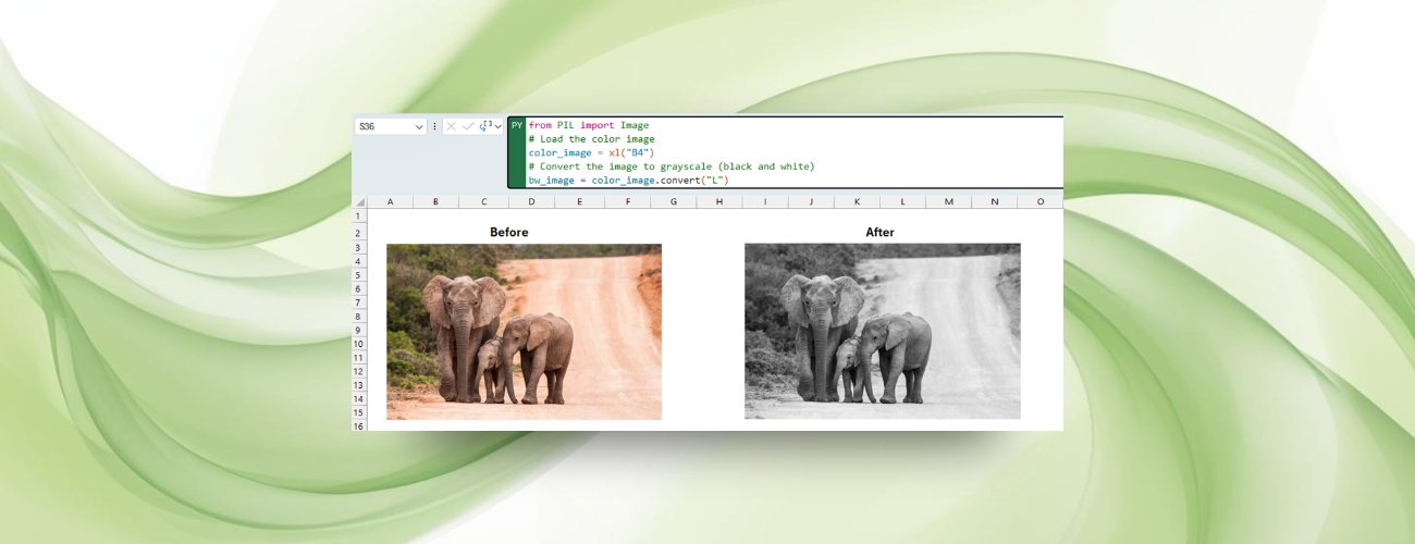 Msft365Insider's tweet card. Now you can drop an image into a cell in Microsoft Excel for Windows, for Mac, and for the web and run Python code on it with no extra tools or steps.