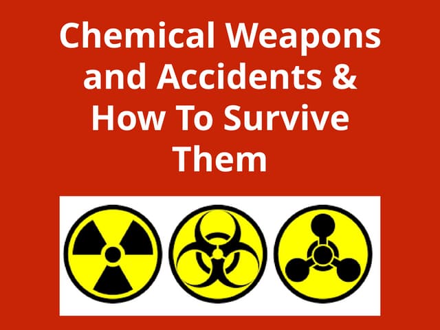 Bob_Mayer's tweet card. Chemical Weapons and Accidents, and How To Survive Them