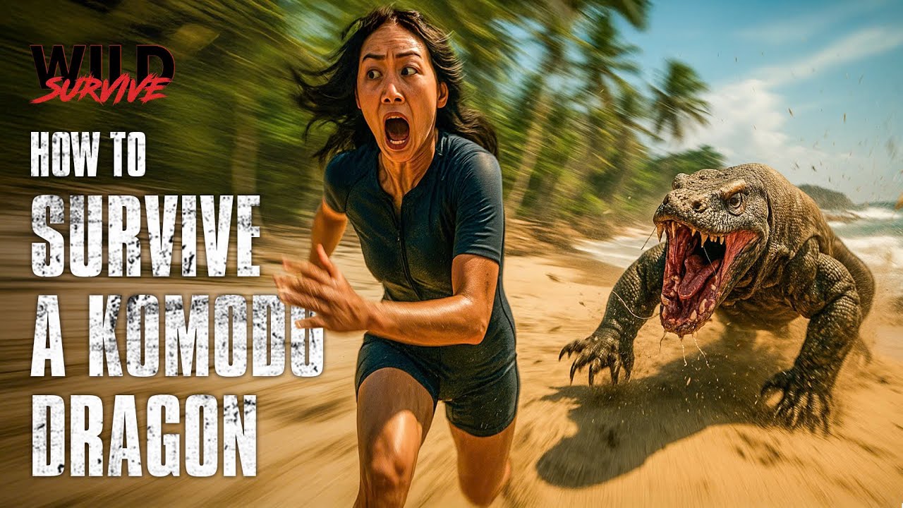 plischke_j14088's tweet card. How To Survive a Komodo Dragon Attack? #howtosurvive | Wild Survive