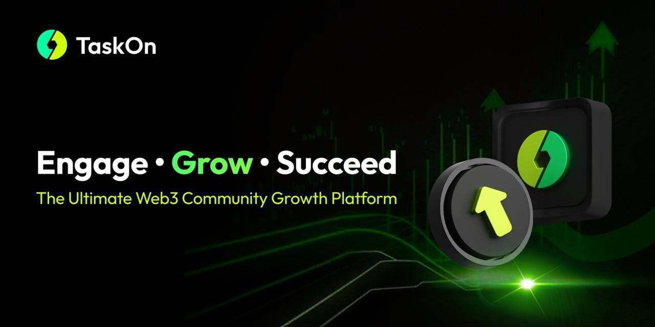 taskonxyz's tweet card. Join our community on TaskOn - Complete Web3 tasks and earn rewards
