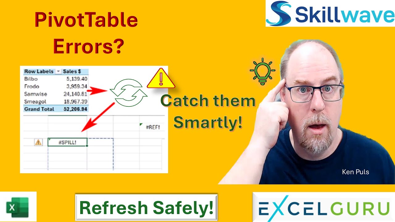 kpuls's tweet card. Catch PivotTable & Workbook Errors Smartly! 🚨