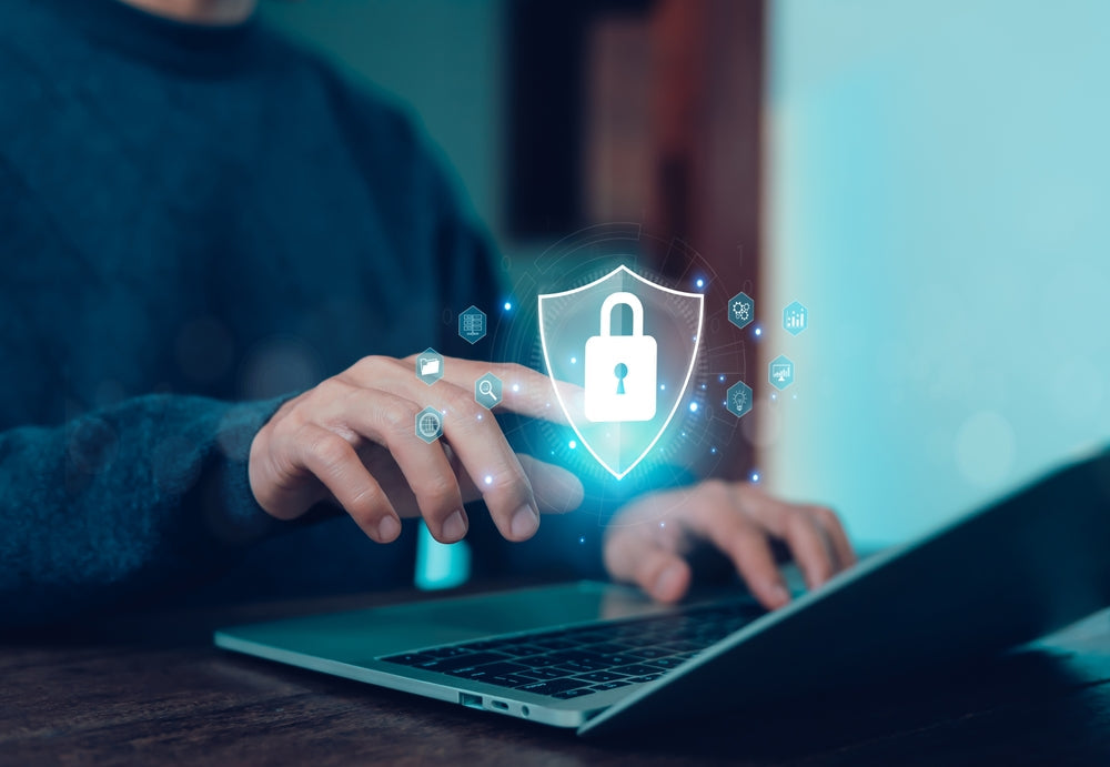 TechTalks_IN's tweet card. Learn the 4 key components of data security management. Discover how the CIA Triad protects your business in 2025 with Aptimized.