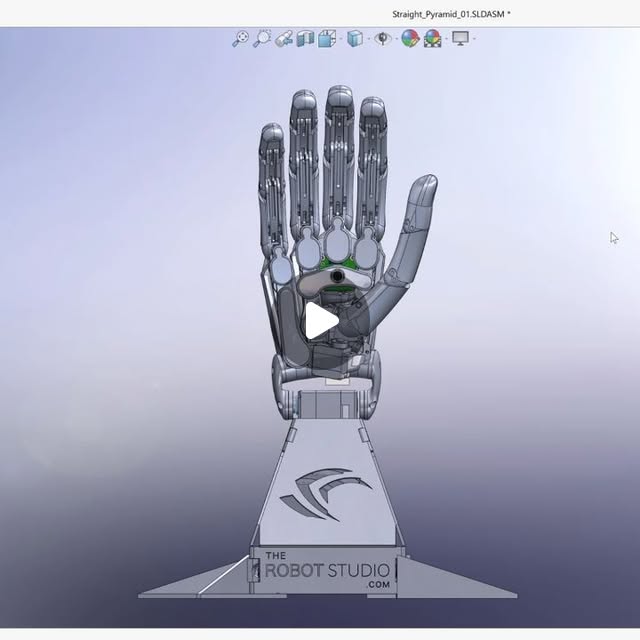 therobotstudio's tweet card. Rob Knight #humanoid #robot #3dprinted (@therobotbuilder) • Instagram video