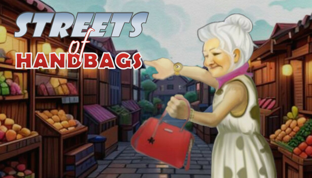 Velest_1981's tweet card. A shopping-themed roguelite where you cook with Grandma!