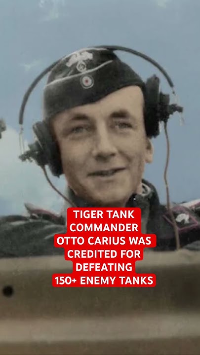 CollaLearning's tweet card. Tiger Tank Ace Otto Carius and the Wehrmacht in WW2 #wehrmacht #ww2...