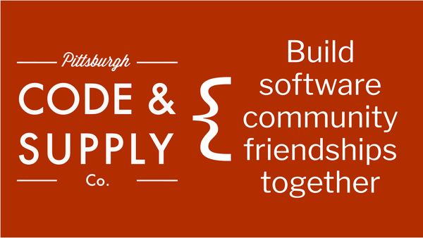 codeandsupply's tweet card. Code & Supply is a community for software professionals building software, community, and friendships together in Pittsburgh.Our Meetup offers free or affordable events by C&S members. We also [live...