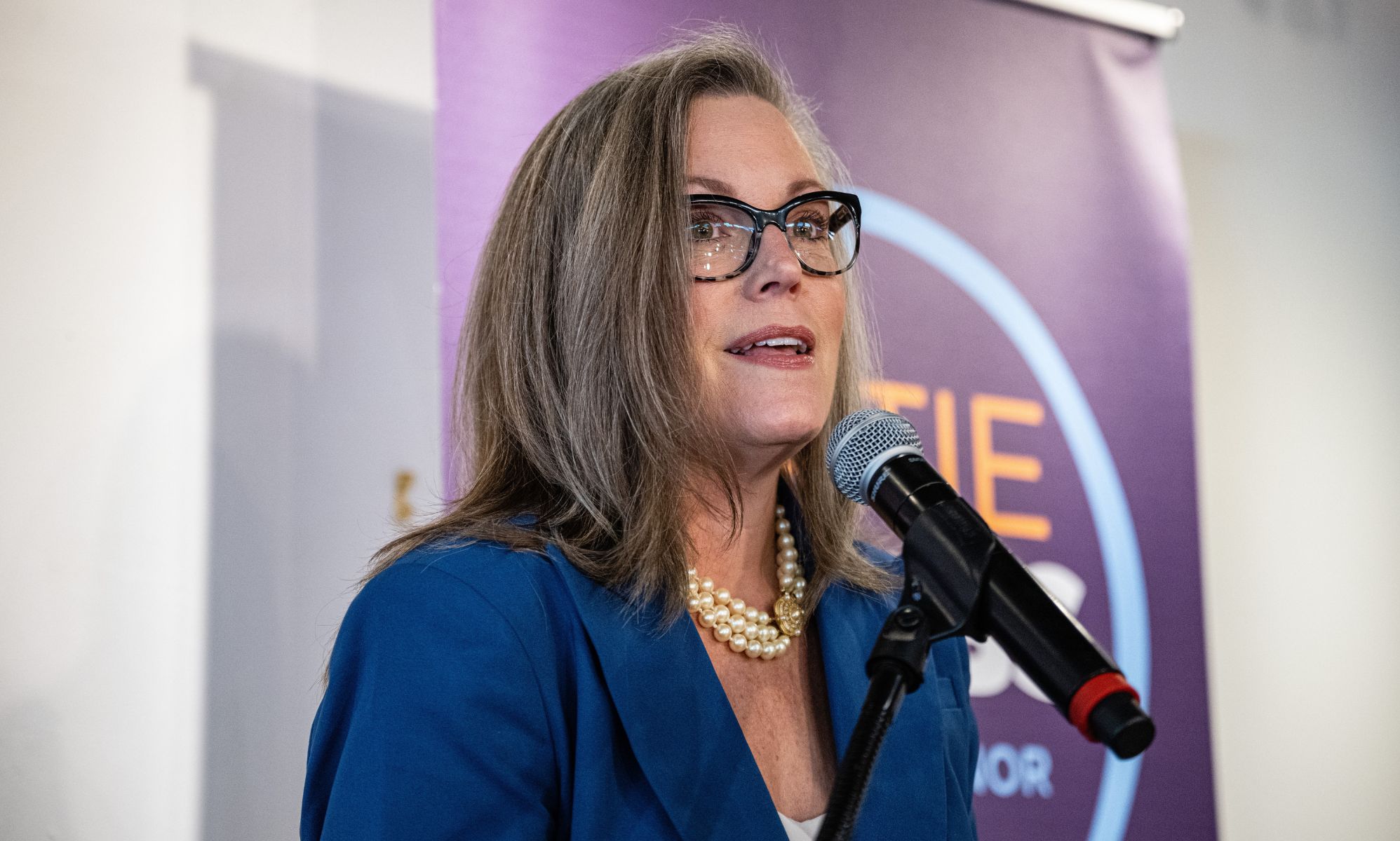 PinkNews's tweet card. Arizona governor Katie Hobbs has issued a veto of an anti-trans bathroom bill and vows to block every new bill oppressing LGBTQ people.