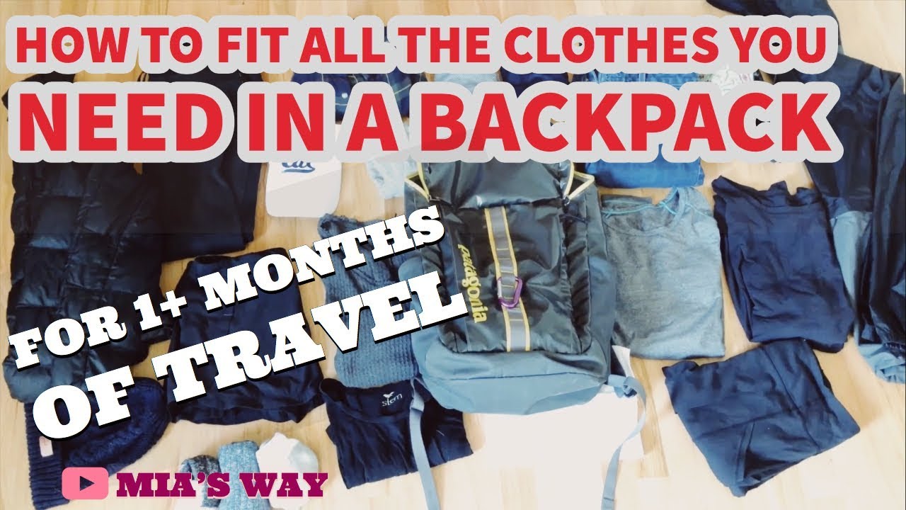 AdventureBubs's tweet card. How to pack light for 2+ months of travel | Light packing