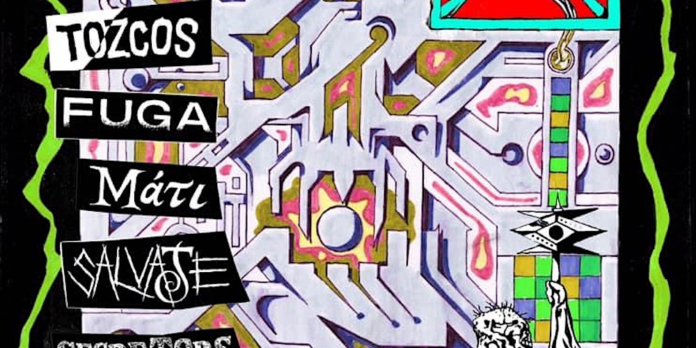 BKBazaar's tweet card. Sunday Nov 24th >> TOZCOS, FUGA, MATI, SALVAJE and SECRETORS