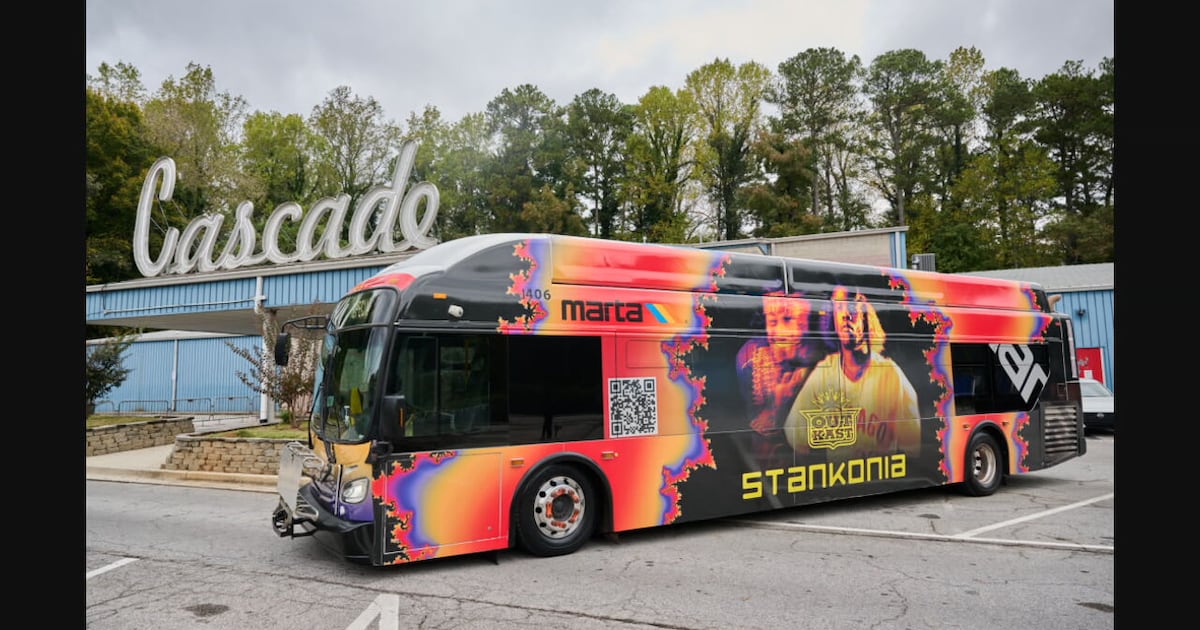 DocWily's tweet card. Ah ha, hush that fuss. Everybody check out the Outkast bus!