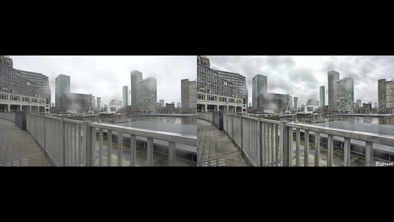 ProhawkGroup's tweet card. ProHawk AI Smart Building Monitoring | Rainy Conditions