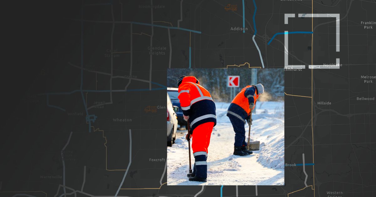 EsriPublicWorks's tweet card. Be better prepared for winter weather by deploying a real-time GIS mapping solution.