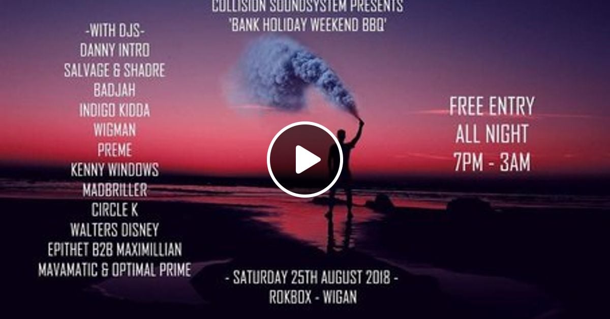 OptimalPrimeDnB's tweet card. Live dj set feom Mavamatics recorded at Danny Intros Bank Holiday Weekend BBQ at ROKBOX Wigan on 25/08/2018