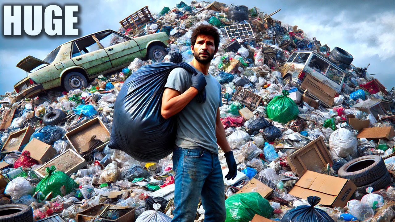 Game_Edged's tweet card. Digging Clearing MASSIVE Piles of Trash at The Dump...