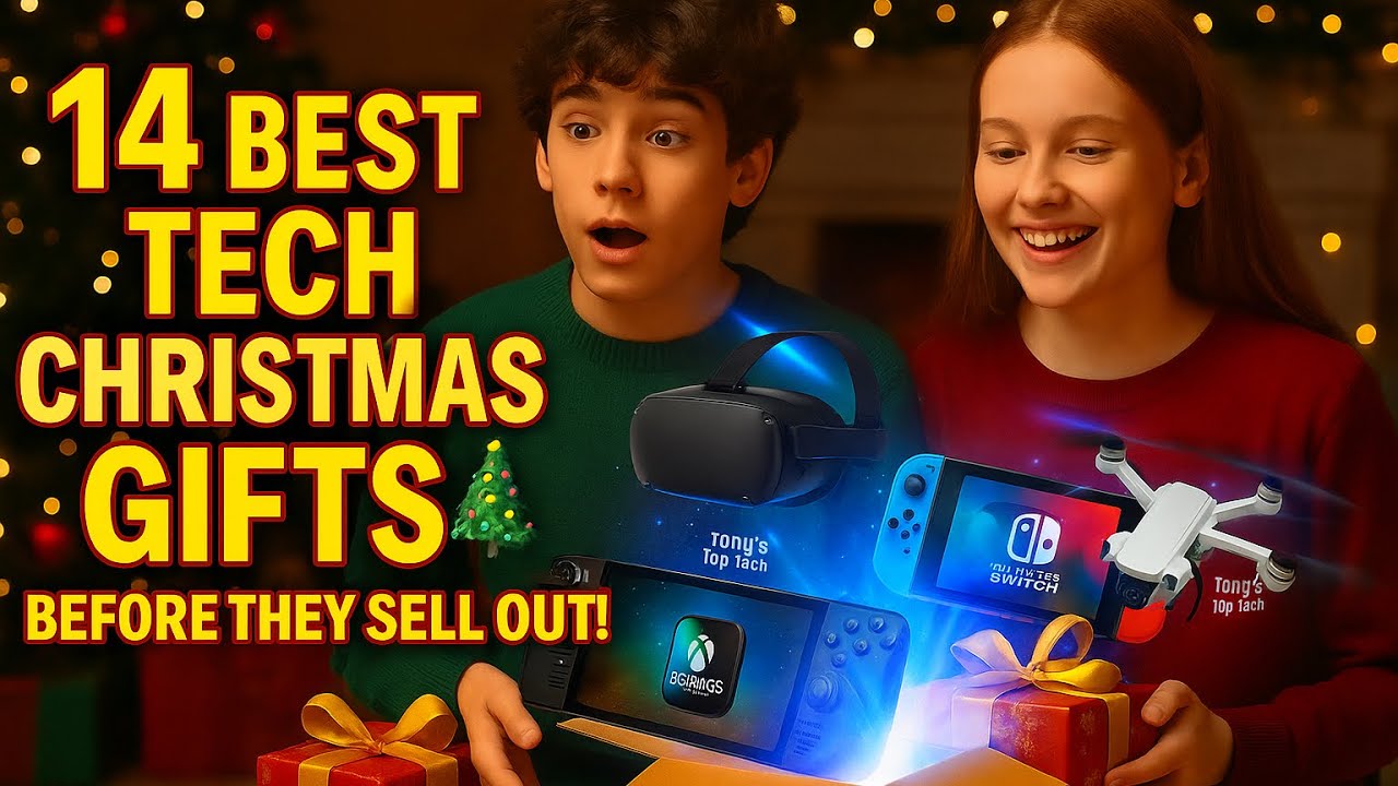 tonys_top's tweet card. 🚨 Don’t Wait! These 14 Tech Christmas Gifts Are Selling Out FAST!