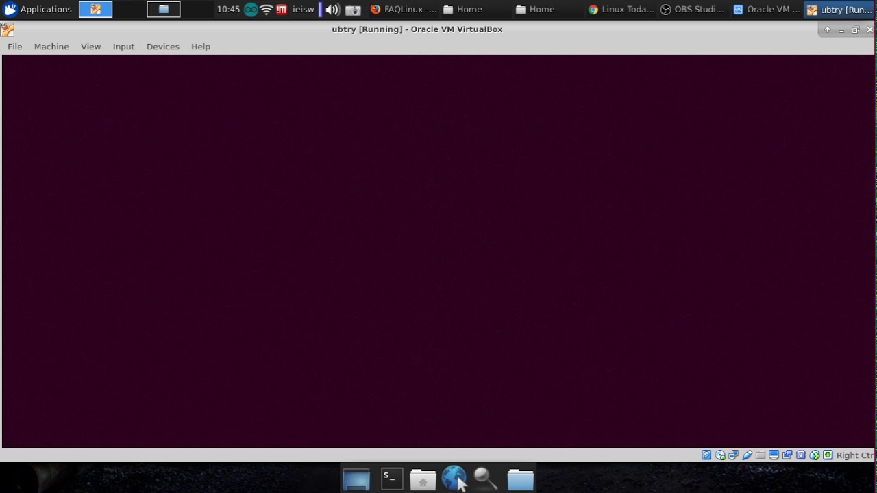faqlinux's tweet card. Ubuntu Live bring up - less than 5 minutes