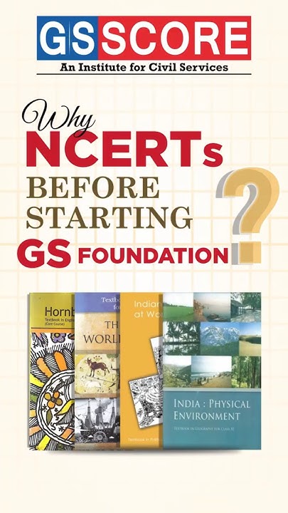 gsscoreofficial's tweet card. Why NCERT's are Building Blocks of your UPSC preparation! #upscncert