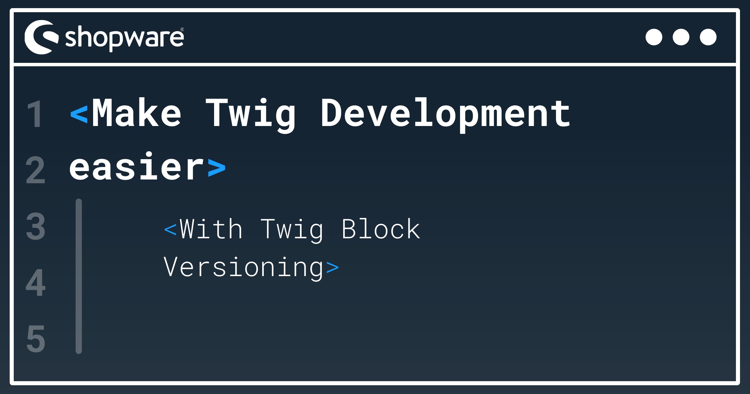 ShopwareDevs's tweet card. We released a new version of the Shopware plugin for PhpStorm, which includes Twig block versioning. Discover the new feature and learn how it can help you!