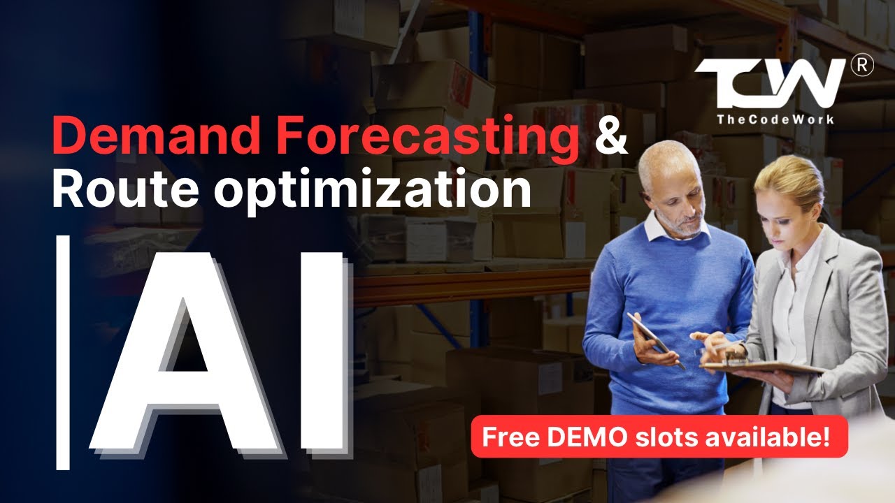 thecodework's tweet card. AI Demand Forecasting & Route Optimization Tool | Logistics Tech Demo...