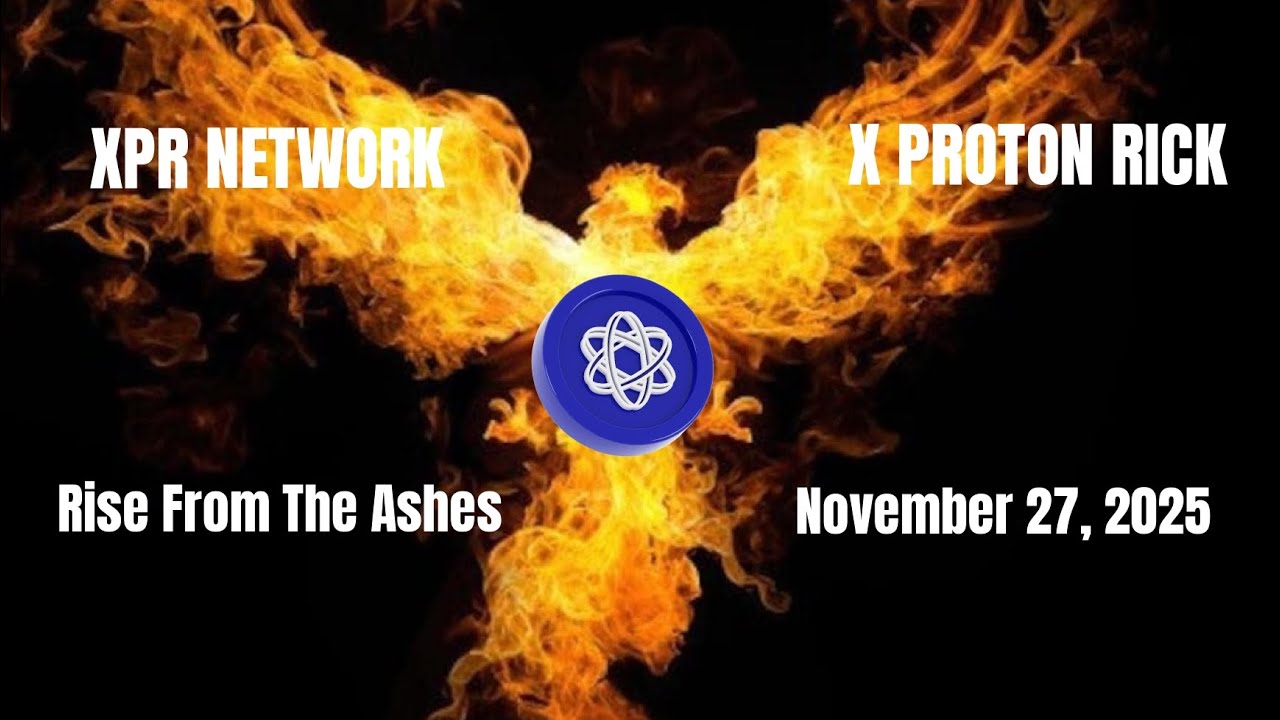 xprotonrick's tweet card. ⚛ XPR - 🔥 THE PHOENIX RISES - Metallicus - Metal Blockchain - WWE -...