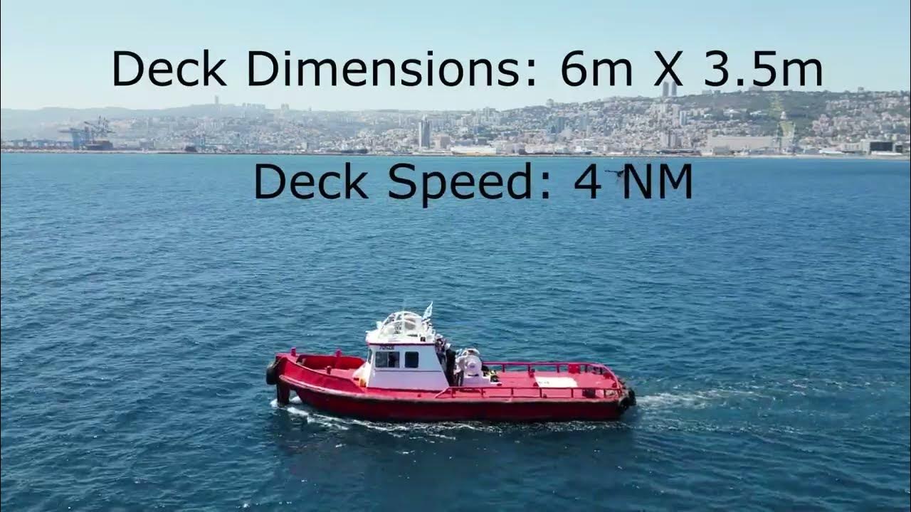 wonderrobotics's tweet card. Autonomous Ship Deck Landings