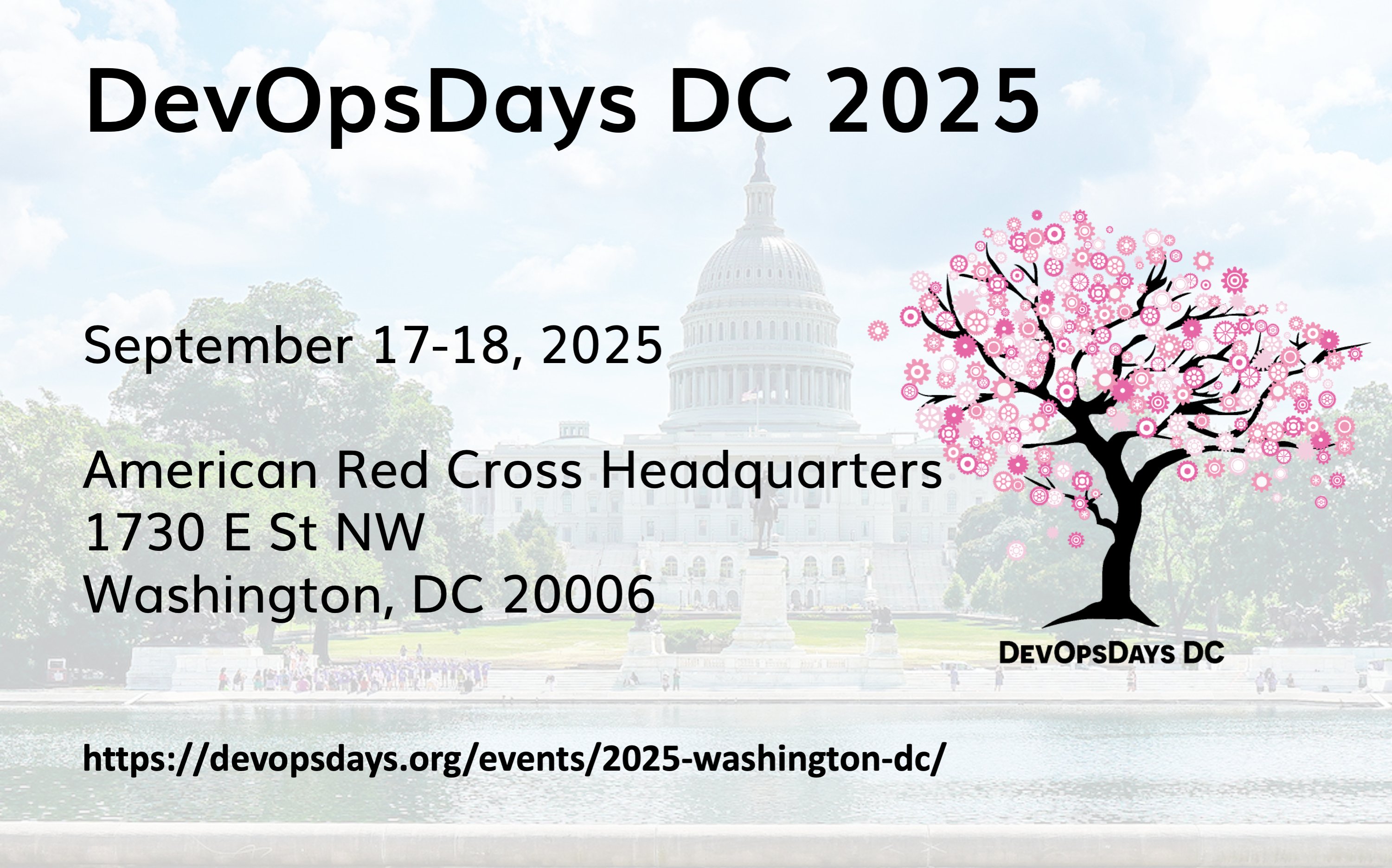 DevOpsDaysDC's tweet card. Registration for DevOpsDays DC 2025