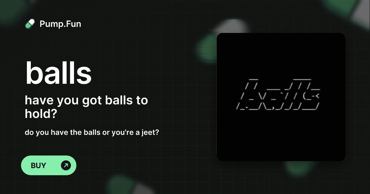 exitliquidity07's tweet card. do you have the balls or you're a jeet?